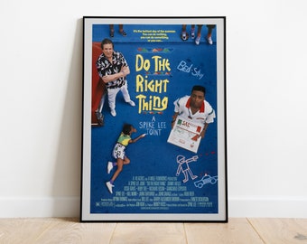 Haz lo correcto, Spike Lee, 1989 - Póster de película de alta calidad, papel semibrillante premium
