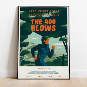 Les Quatre Cents Coups, François Truffaut, 1959 - Hochwertiges Filmplakat, Premium Semi-Glossy Papier