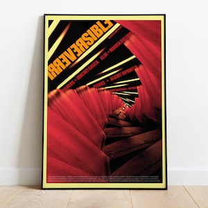 Irréversible, Gaspar Noé, Monica Bellucci, Vincent Cassel, Albert Dupontel, 2002 - RARE Cinema Movie Poster, Carta Semi-Lucida Premium