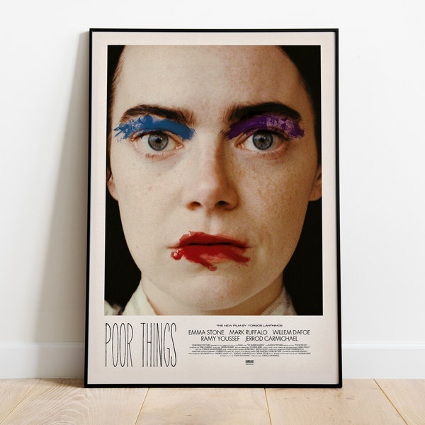 Poor Things, Yorgos Lanthimos, Emma Stone, Mark Ruffalo, Willem Dafoe, 2023 - High Quality Movie Poster, Premium Semi-Glossy Paper