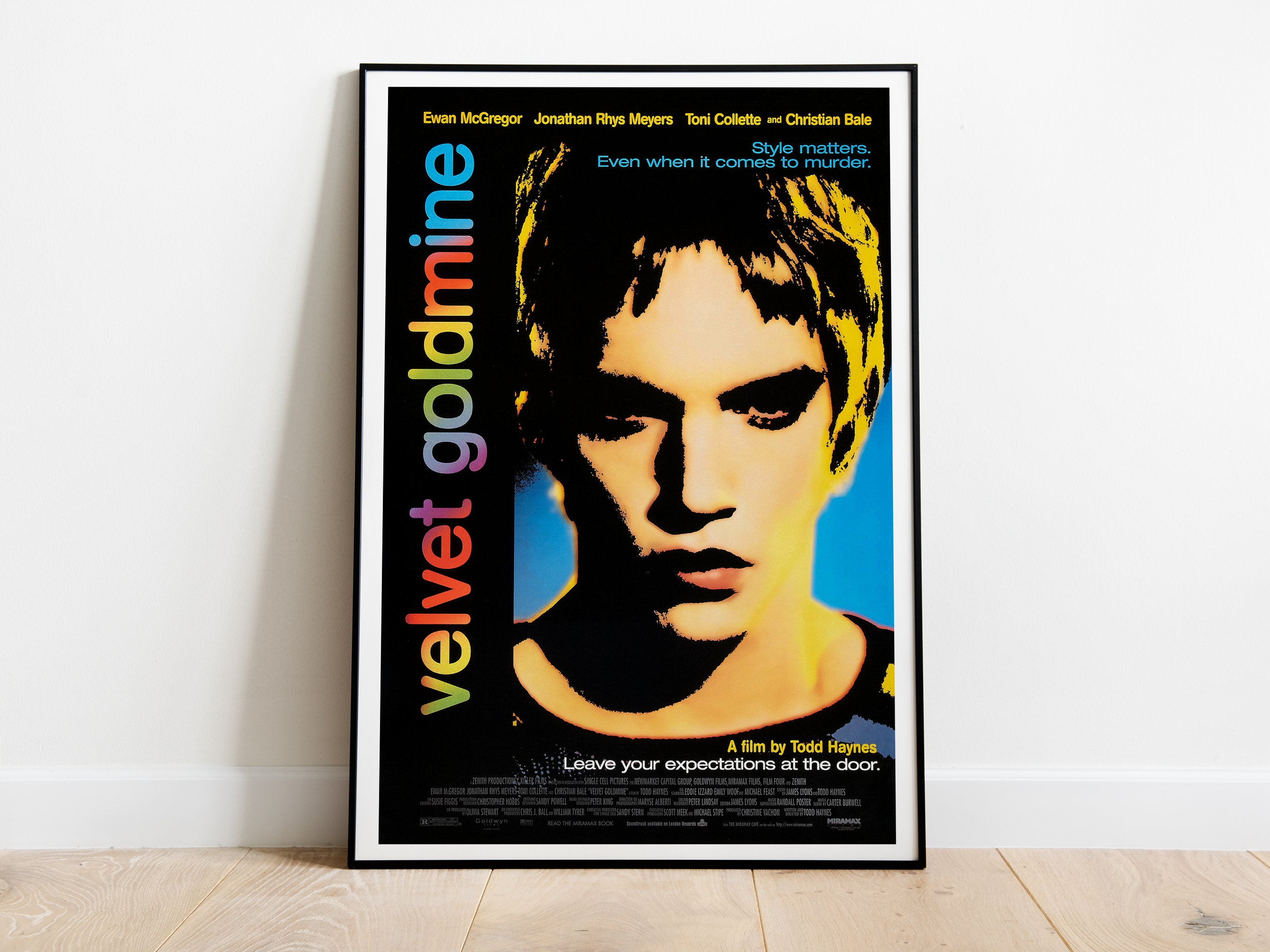 ベルベット・ゴールドマイン　USオリジナル映画ポスター ベルベット・ゴールドマイン - トッド・ヘインズのオリジナル