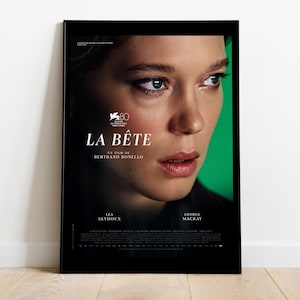 The Beast, La Bête, Bertrand Bonello, Léa Seydoux, George MacKay, 2023 - Poster del film HQ, carta semi-lucida premium