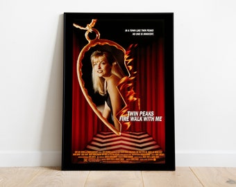 Twin Peaks: Fire Walk with Me, David Lynch, 1992 - High Quality Vintage Movie Poster, Premium Semi-Glossy Paper