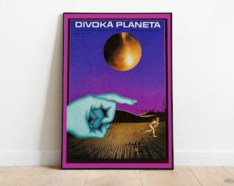La Planète sauvage, René Laloux, 1973 - Vintage Cinema Movie Poster, Premium Semi-Glossy Paper