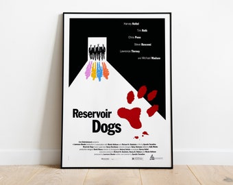 Reservoir Dogs, Quentin Tarantino, Harvey Keitel, Tim Roth, Chris Penn, 1992 - High Quality Retro Movie Poster, Premium Semi-Glossy Paper