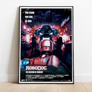 RoboDoc: The Creation of RoboCop, Paul Verhoeven, 1987 - Poster di alta qualità, carta semi-lucida di alta qualità
