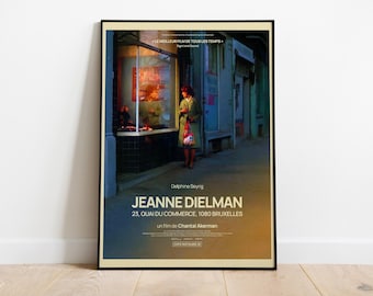 Jeanne Dielman, 23 quai du Mercer, 1080 Bruxelles, Chantal Akerman, 1975 - QUAI 2019 Poster auf Premium Semi-Glossy Papier