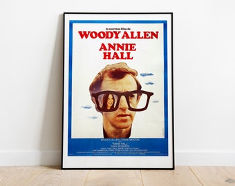 アニー・ホール 1977 ウディ・アレン ビンテージ映画ポスター復刻版 約