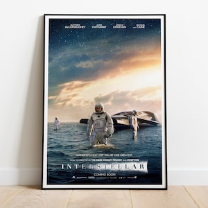 Interstellar, Christopher Nolan, Matthew McConaughey, 2014 - Póster de la película HQ, papel semibrillante premium