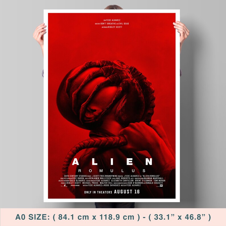 Alien: Romulus, Fede Álvarez, 2024 - HQ Movie Poster, Premium Semi ...
