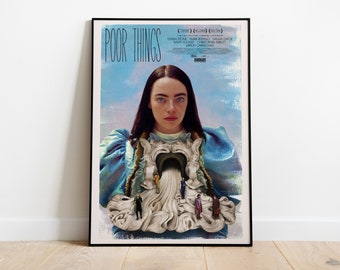 Poor Things, Yorgos Lanthimos, Emma Stone, Mark Ruffalo, Willem Dafoe, 2023 - High Quality Movie Poster, Premium Semi-Glossy Paper