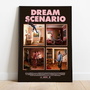 Scenario da sogno, Kristoffer Borgli, Nicholas Cage, Julianne Nicholson, 2023 - Poster del film HQ, carta semilucida premium
