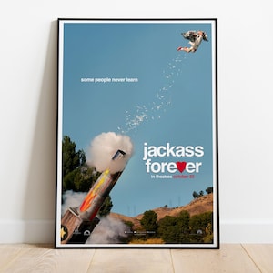 Jackass Forever, Jeff Tremaine, Spike Jonze, Steve-O, 2022 - Poster del film HQ, carta semi-lucida premium