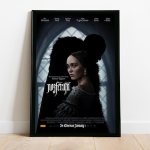 Nosferatu, Lily-Rose Depp, Robert Eggers, Willem Dafoe, 2024 - Poster del film HQ, carta semi-lucida premium