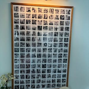 150-Photo Collage Template: Minimalist Grid Design (Digital Download)