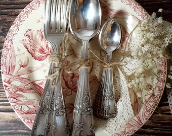 Old French Cutlery Teaspoons Spoons Forks