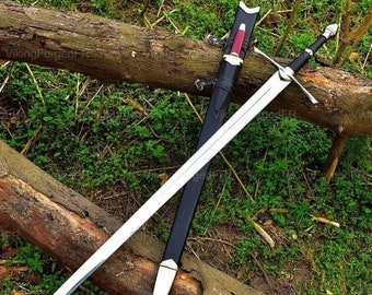 Custom Handmade Chivalry Ring Medieval Knight Arming, Hand Forged Stainless Steel Swords, Handmade Monogram Sword, Sacred Holy Sword,