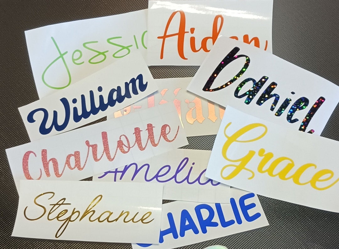 Permanent, Vinyl Stickers, Decals, Labels Etsy