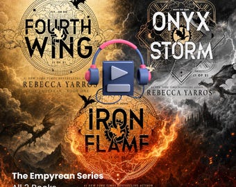Romantasy Dragon Graphic Audiobook Bundle | Fantasy Romance Audio Files | Dragon Rider Series MP3 Download | Fourth Wing Empyrean Series