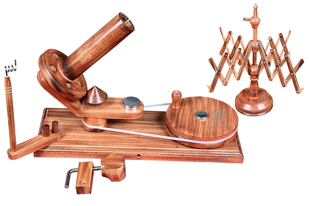 Handmade Wooden Yarn Ball Winder &swift Forknitting Crocheting Knitter