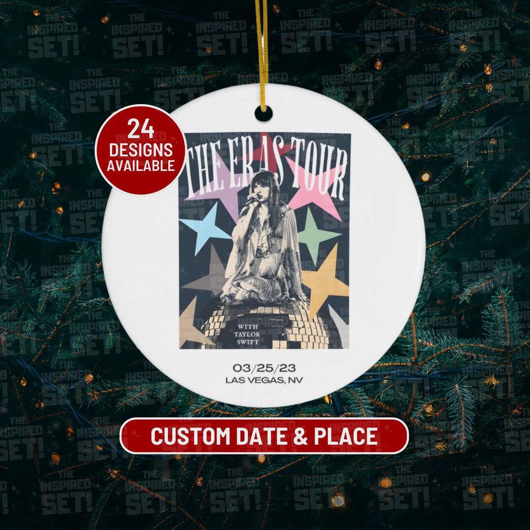 Taylor Swift Ornament Custom Eras Tour Photo Ornament Taylor Etsy