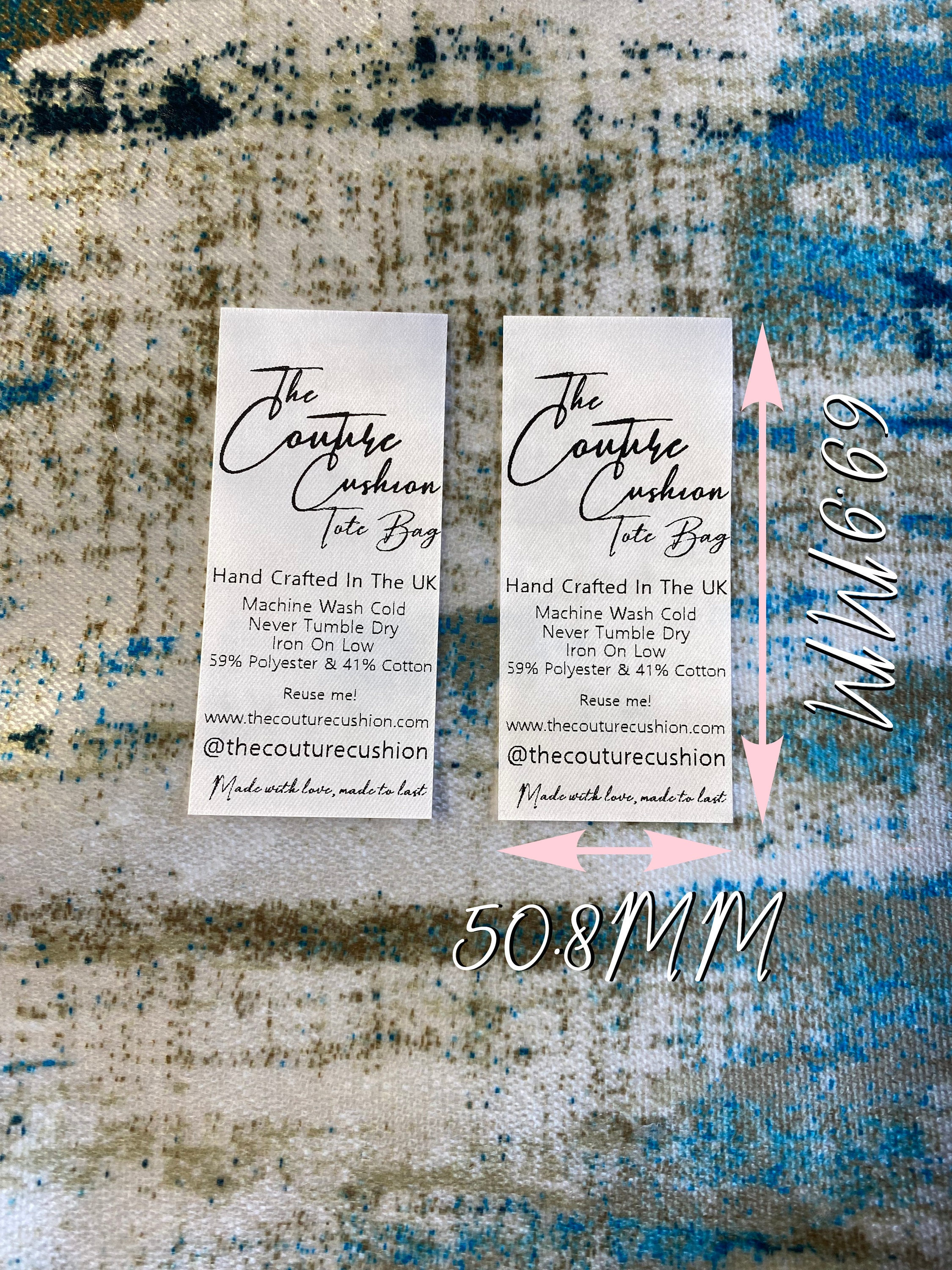 Custom Satin Care Labels Wash Care Labels Sew in Custom Garment Labels Care Labels Custom ...