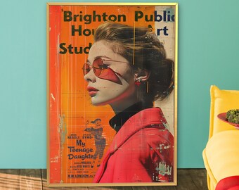 70s Pop Art, Magazine Cover prints, Vintage Photo Print, Orange Bliss, Trending Wall Art, Coastal Cowgirl, Groovy 70s Print, Retro Magazines