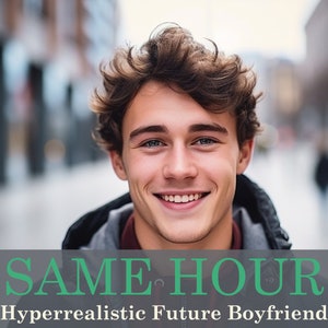 SAME HOUR Future Boyfriend | Hyperrealistic Soulmate Drawing Psychic | Image of your Future Boyfriend | Lgbt Suitable | Soulmate Reading