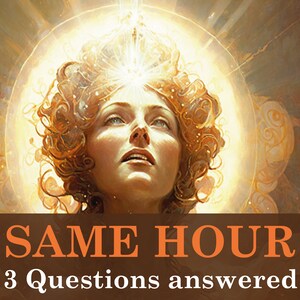 MISMA HORA Claridad instantánea: Obtenga respuestas a sus preguntas candentes / 3 preguntas respondidas / Lectura de cartas del TAROT / Lectura de emergencia / Astrología