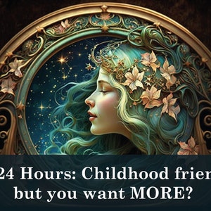 Amigos de la infancia pero ¿quieres MÁS? De mejores amigas a almas gemelas: descubre tu historia de amor con la lectura del amor del tarot / Regalo de astrología / El mismo día
