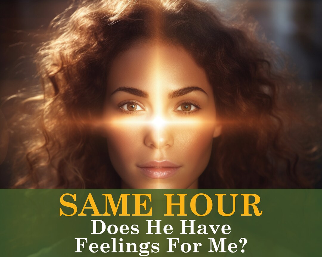 ONE HOUR Does He Have Feelings for Me True Feelings Tarot Reading