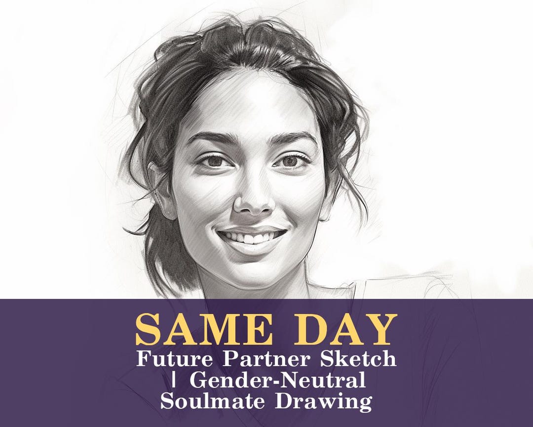 Partner Drawing.pdf SAME DAY Future Partner Sketch | Gender-neutral Soulmate Drawing ...