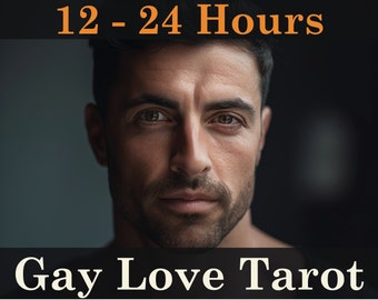12-24 Stunden | Umfassen Sie Ihre Liebesreise: Gay Love Tarot Legung für gefühlvolle Verbindungen und herzliche Anleitung | Queer Lektüre | Gleichgeschlechtlich