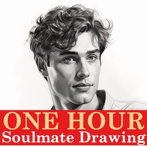 ONE HOUR Soulmate Drawing & FREE Description | Fast Delivery | Artist Psychic Drawing Reading Love | Soulmate Reading | Draw my Soulmate