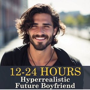 12-24h Future Boyfriend | Hyperrealistic Soulmate Drawing Psychic | Image of your Future Boyfriend | Lgbt Suitable | Soulmate Reading