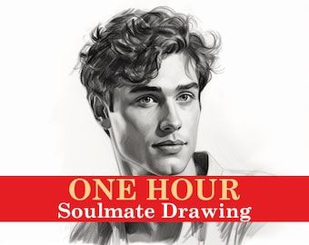 Dibujo de alma gemela en una hora y descripción gratuita / Entrega rápida / Lectura de amor con dibujo psíquico / Lectura de alma gemela / Dibuja a mi alma gemela