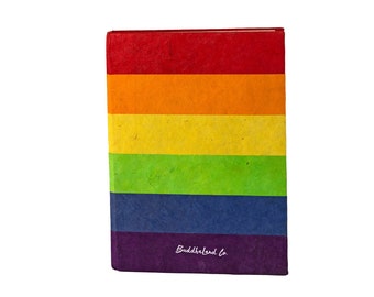 PRIDE Handmade Lokta Paper Notebook: Travel Journal Sketchbook