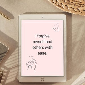 Affirmation Cards Printable | Positive Quote Flash Cards For Women | Self Esteem | Self Care Gift | Self Love | Vision board manifestation