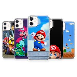 Super Mario Game Phone Case Cover iPhone 16 15 14 13 12 11  X/Xs SE Max Pro Mini Samsung A11 A12 A13 A14 Huawei Mate  Xiaomi Google Pixel 8