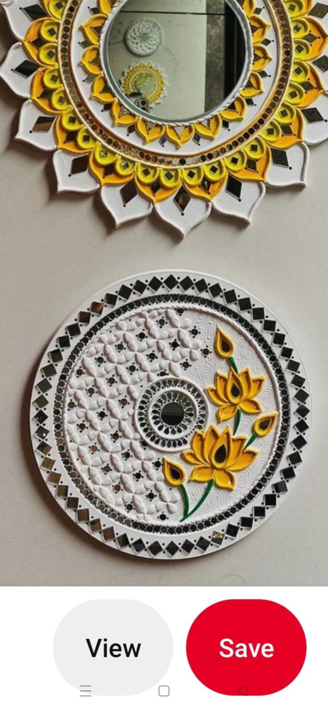 Handmade Lippan Art for Wall Decor Lippan Art for Gift Made Etsy