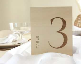 Table Numbers, Event Decoration, Wedding Table Numbers, Wooden Table Numbers