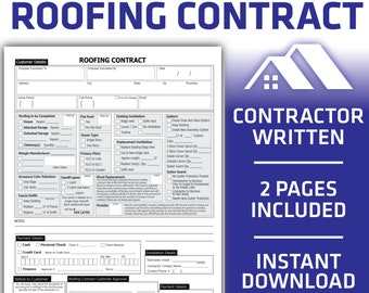 Detailed Roofing Contract