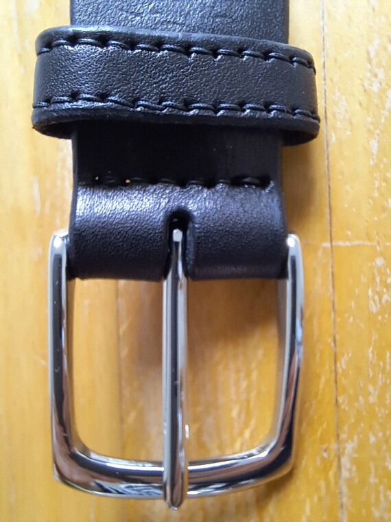 FOMAX® Men's Leather Belt Made Of Cowhide Leather, Handmade In Germany, For Men Jeans Suit, 38 Mm Wide, Length Can Be Shortened, Real Leather Black, Black - Foto 12