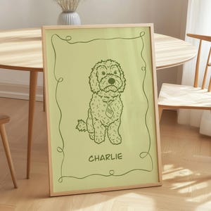 Custom Badly Drawn Dog Portrait Minimalist Custom Poorly Drawn Dog Portrait Personalized Ugly Pet Portrait Sketch Unique Dog Caricature