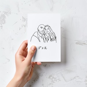 10 Custom Place Card Illustrations – Personalised Guest Portraits for Weddings & Events (Digital file)