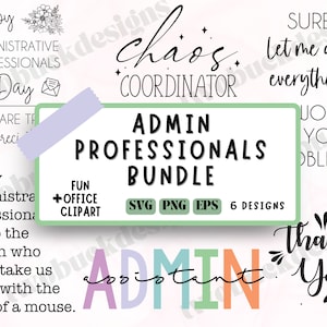 Admin professionals day svg, Admin Svg Bundle, admin professional day gifts, Admin Gift Basket Idea, Admin Assistant svg, administrativ DIY