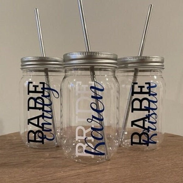 Plastic Mason Jars Etsy