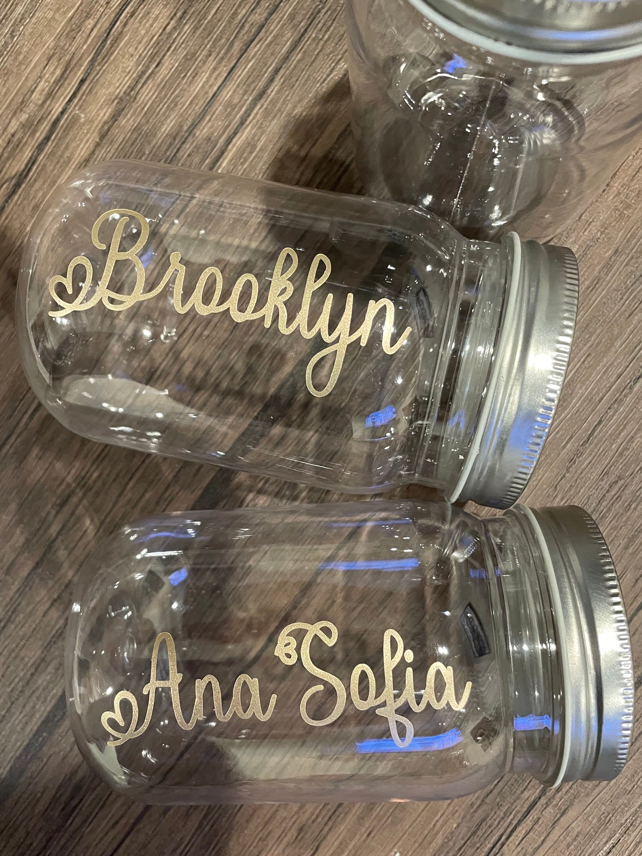 Personalized Plastic Mason Jar Party Cups Party Favors Etsy