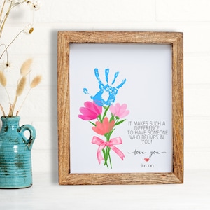 Custom Teacher Appreciation Gift, Editable Printable Teacher Gift End Of School Keepsake Handprint Custom Gift for Teacher Thank you Gift
