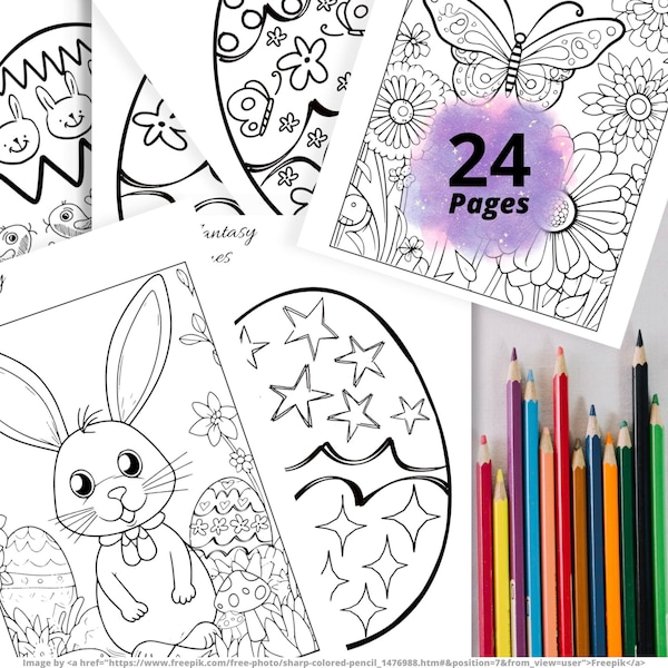 Easter Printable Coloring Pages For Kids Coloring Sheets easter Colourings Pages For Kids Easter Activity ColoringPrintable Bunny easter Egg
